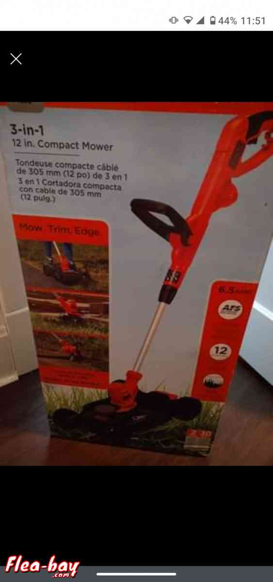Black and Decker 3-in-1 Mower