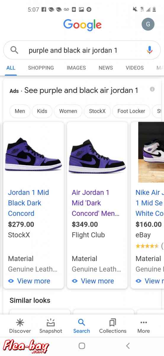 Nike Air Jordan 1 concord"