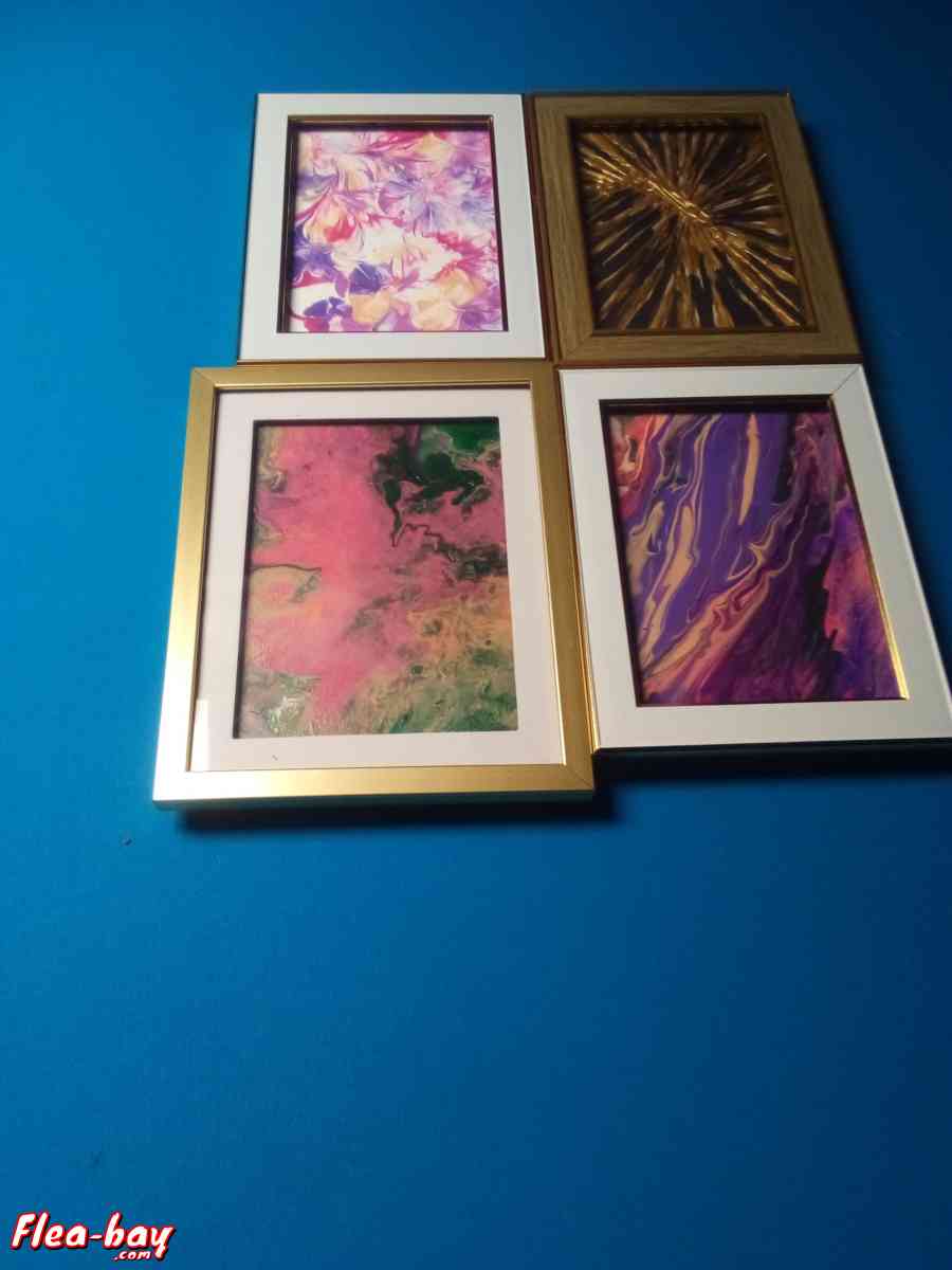 pour painting saling separately