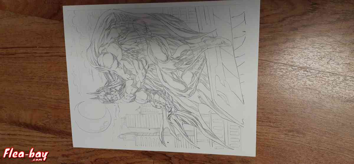 dc comic drawing batman