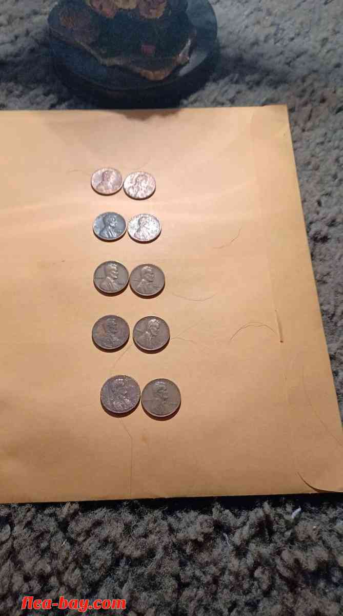 old n misprint pennys