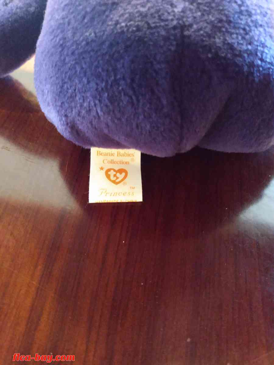 Princess Diana Beanie Baby Bear 1997 Original Made In China