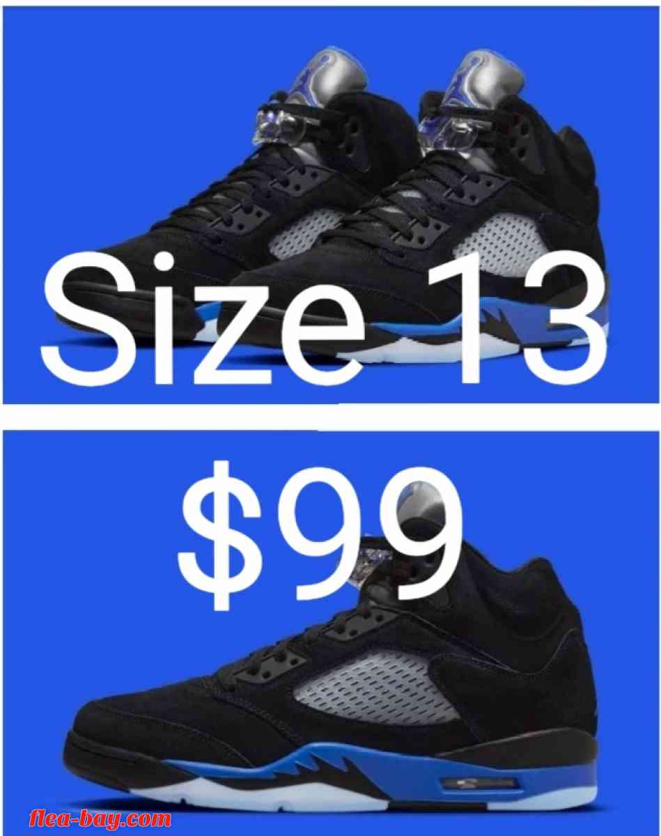 Jordan Retro 5 Racer Blue Size 13