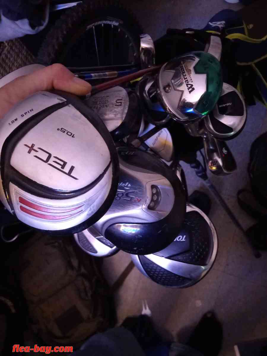Golf Clubs10 diffdrivers & new full set top flight 2021clubs