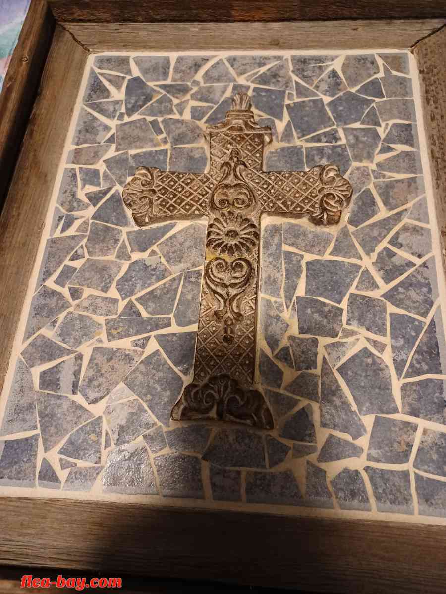 mosaic crossed "Abel"