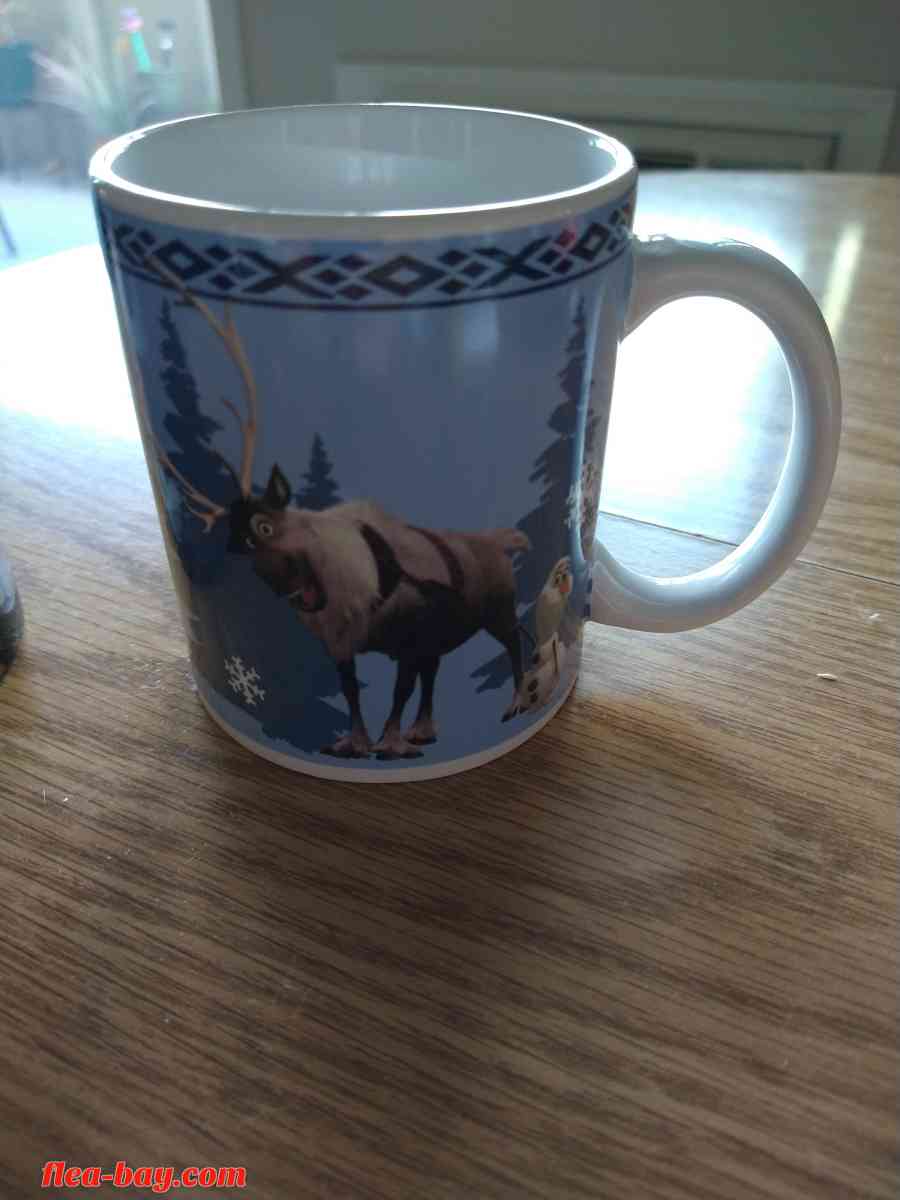 two Disney coffee cups