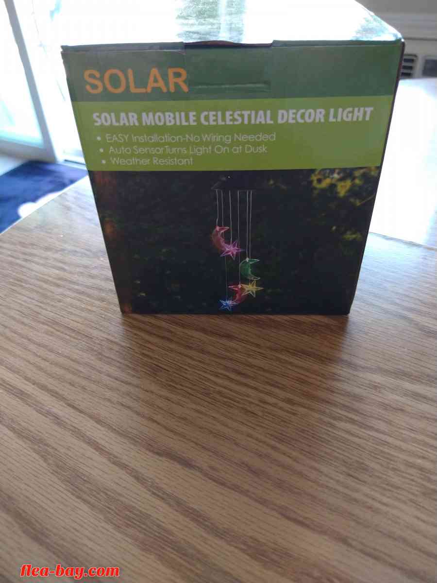 solar mobile celestial decor light