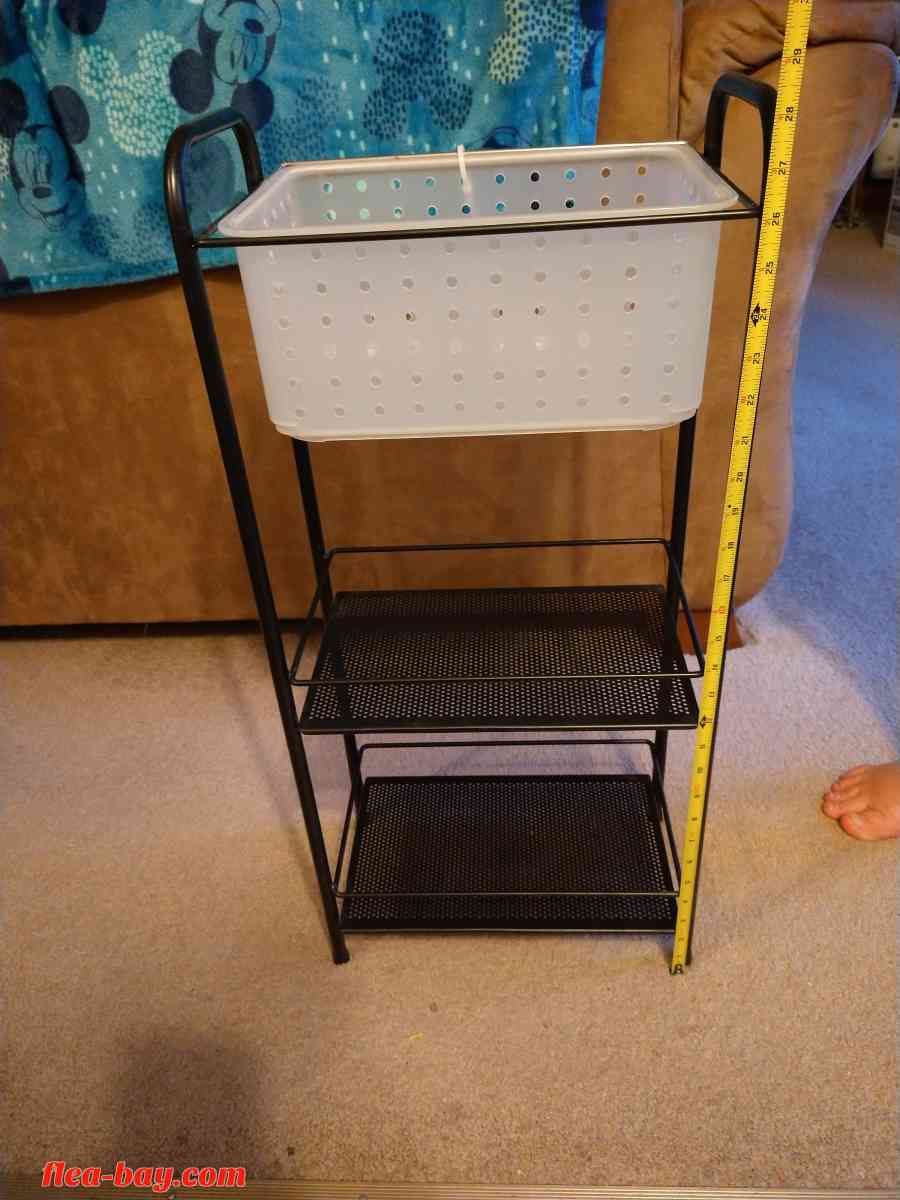 small three tiered shelf