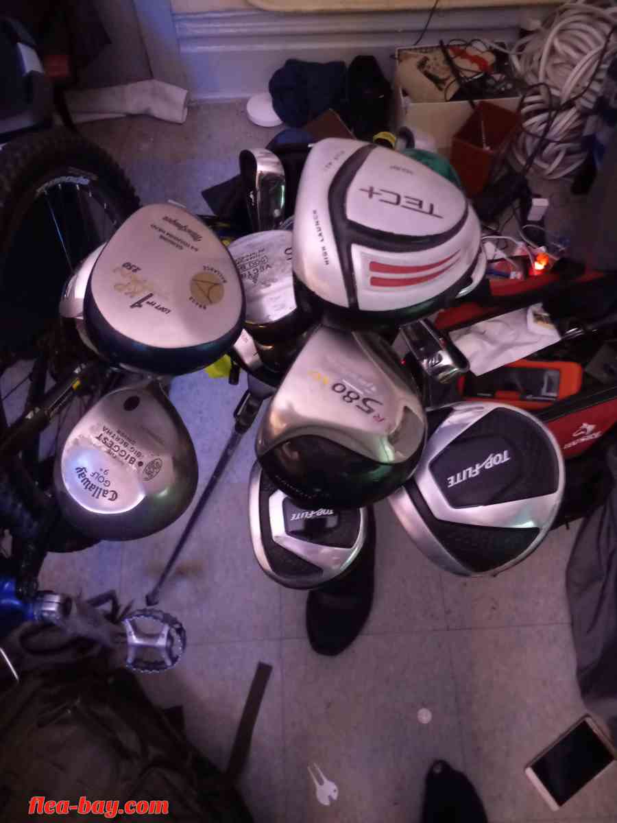 Golf Clubs10 diffdrivers & new full set top flight 2021clubs