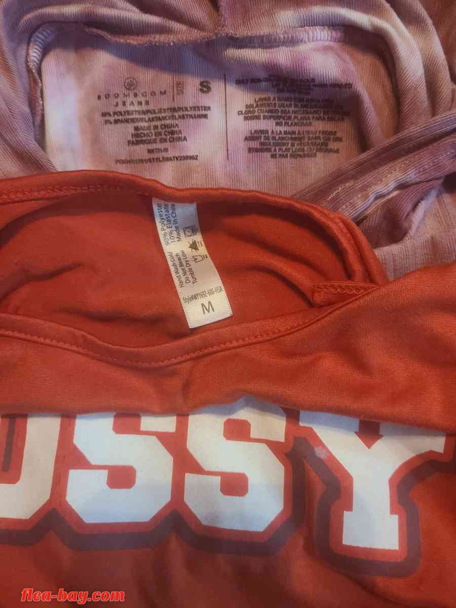 2 junior girl's crop tops