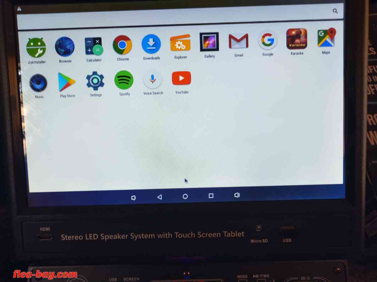 (DOLPHIN KARAOKE BLUETOOTH 2X10" WOOFER TOUCH SCREEN SPEAKER