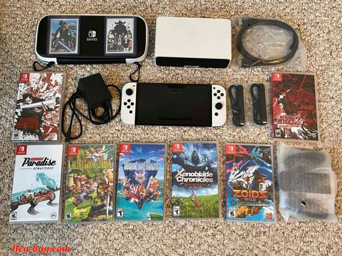 OLED Nintendo switch bundle