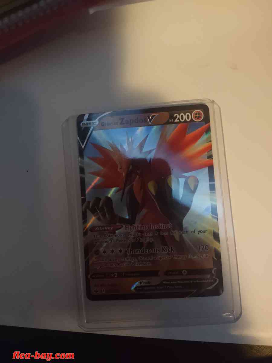galarian Zapdos Pokemon card