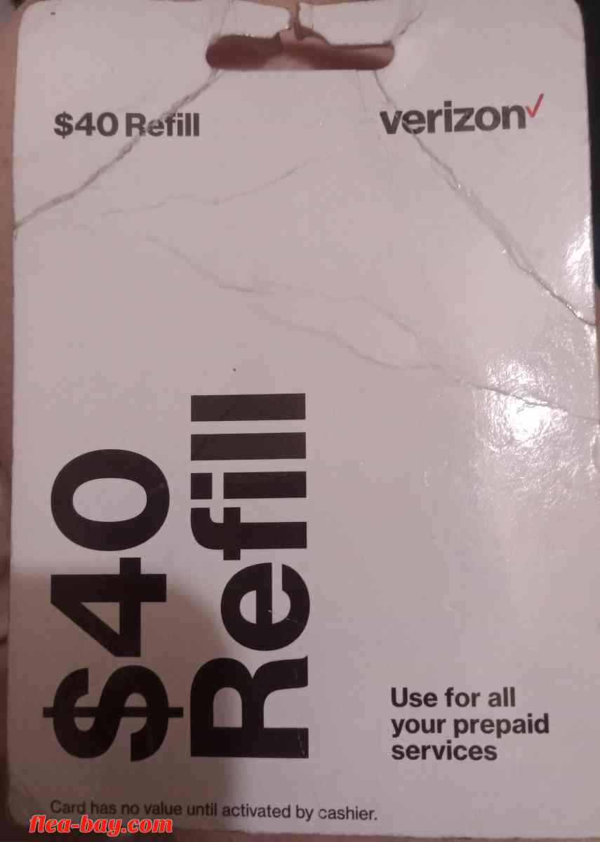 Verizon Refill Card
