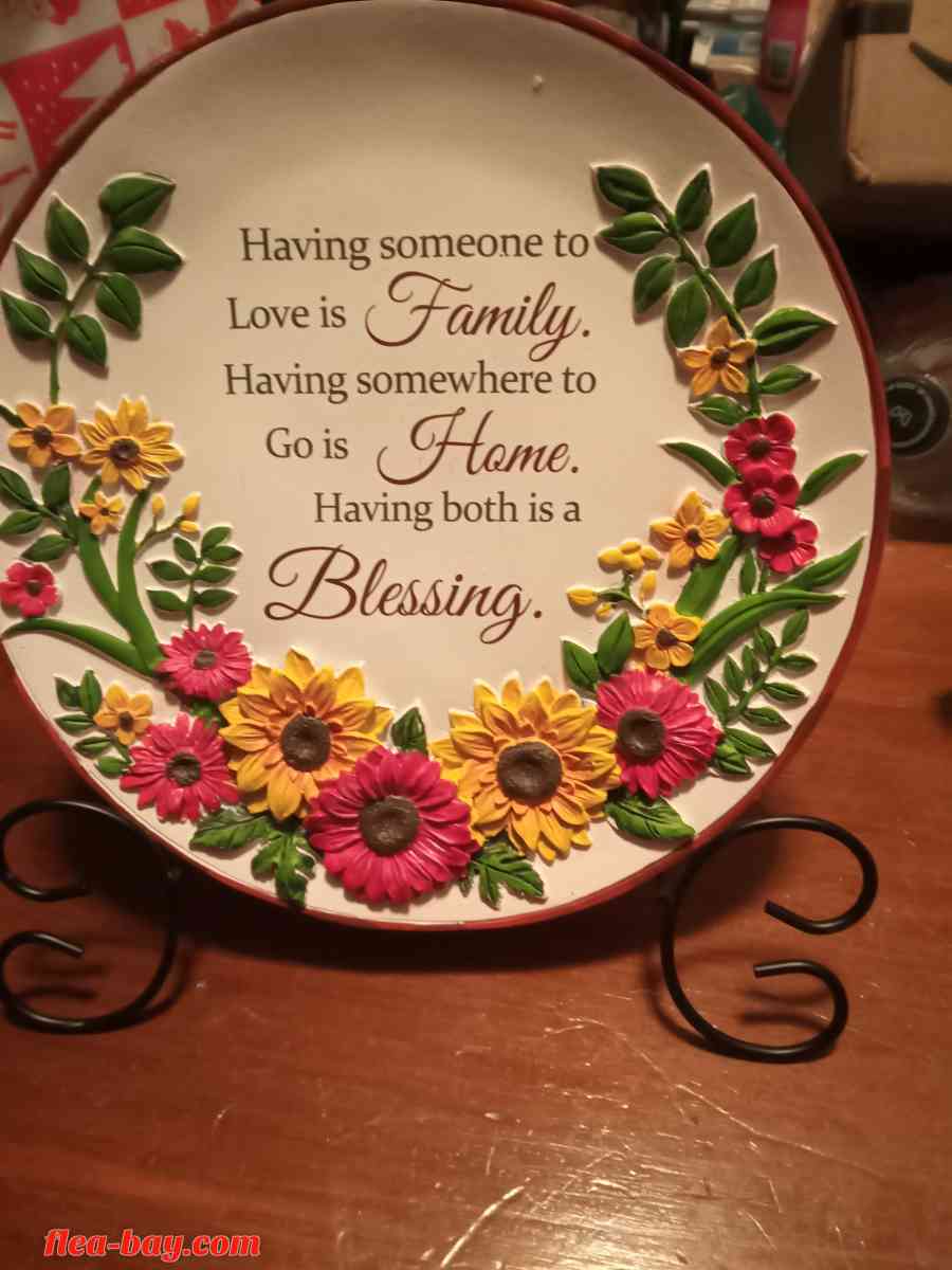 Plate With Stand (Scription Engraved)