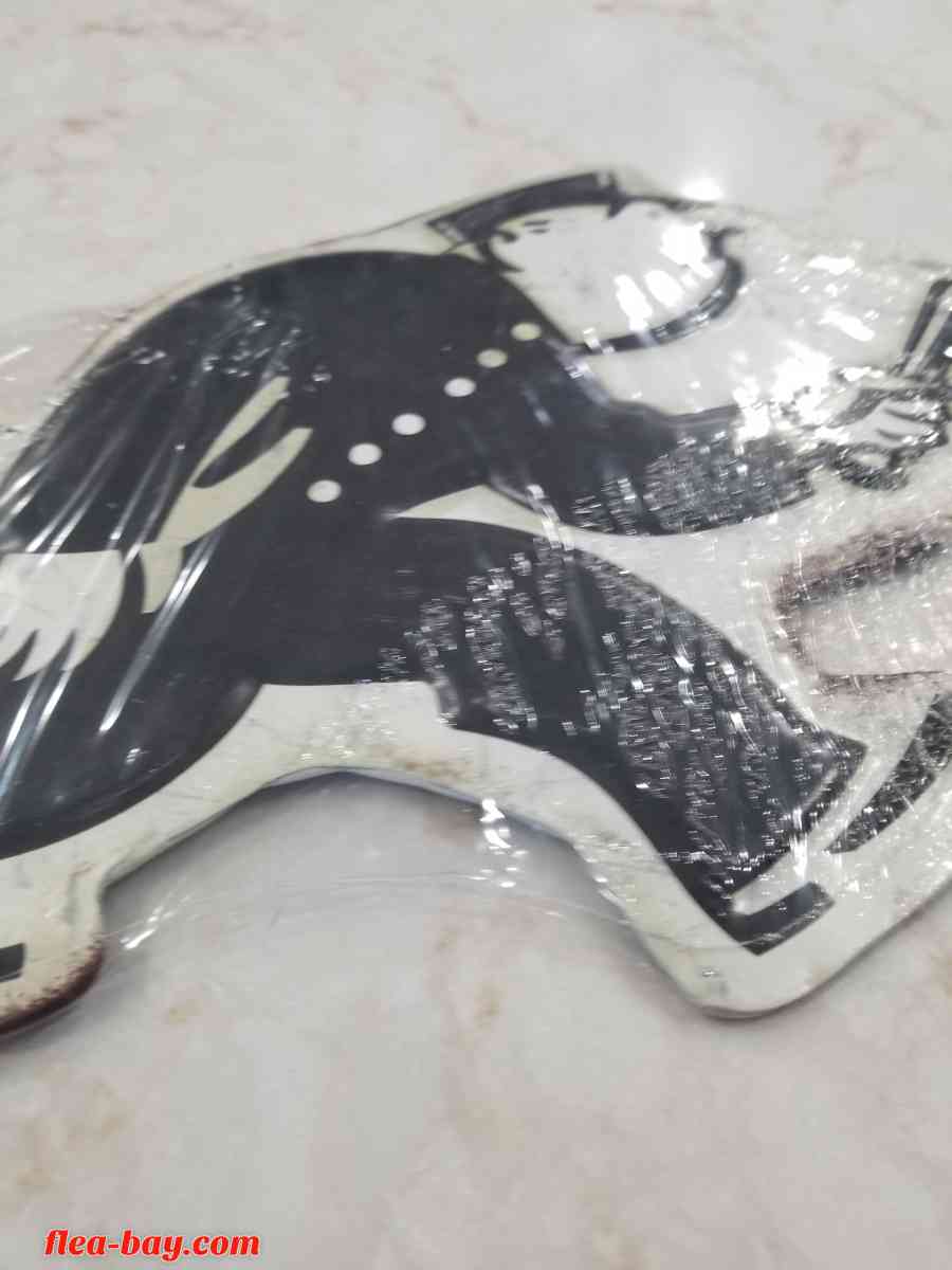 Vintage 2015 Metal Monopoly Sign Hasbro Wall hanging