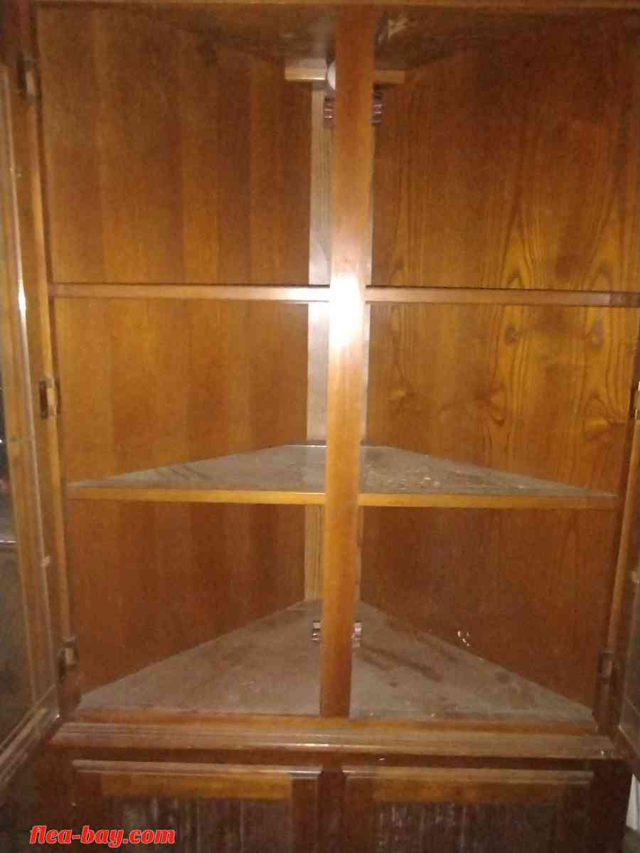 corner china cabinet