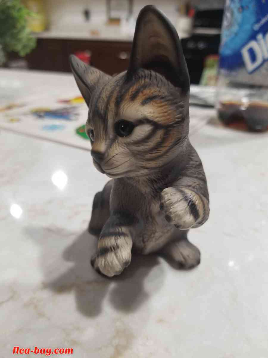 Vintage Cat Kitten Figure House of Global Art Japan