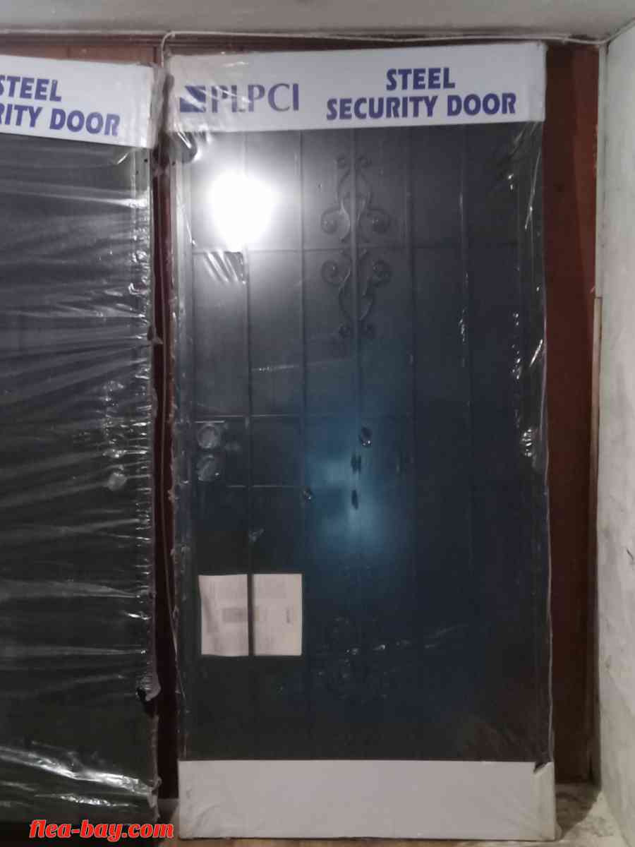Steel security doors