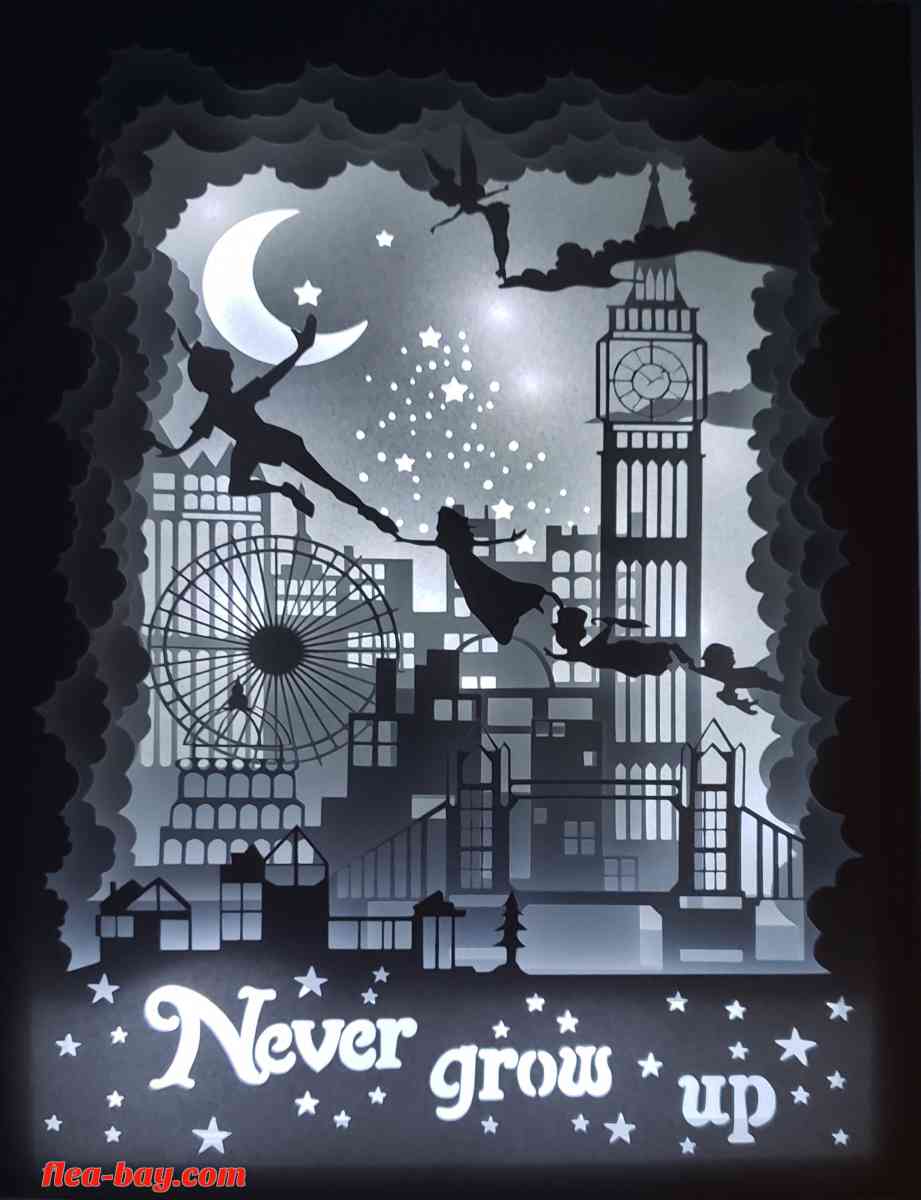 8x10.5 peterpan shadow box