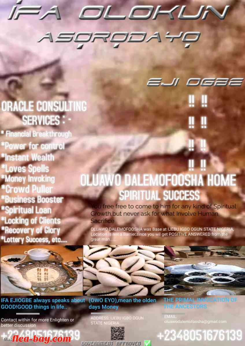 The best Powerful Spiritual juju herbalist in Nigeria