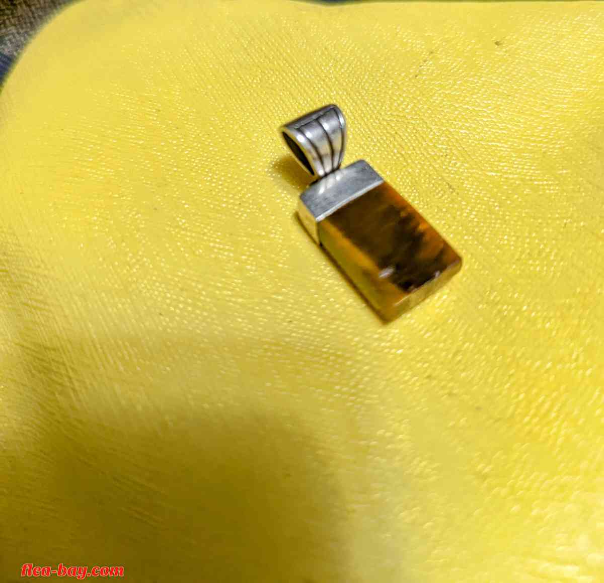 Tigers Eye & Sterling Silver Pendant