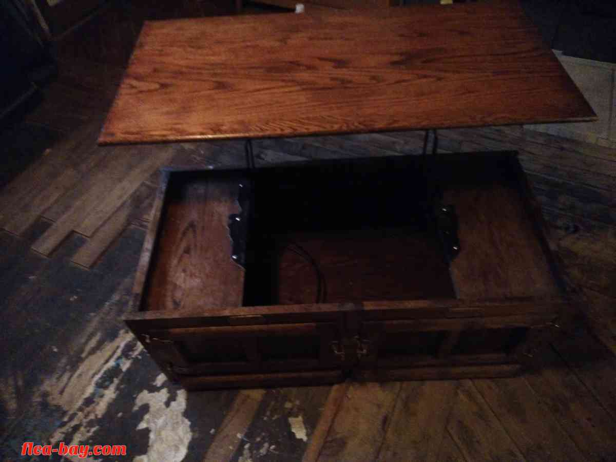 vintage coffee table by white clad