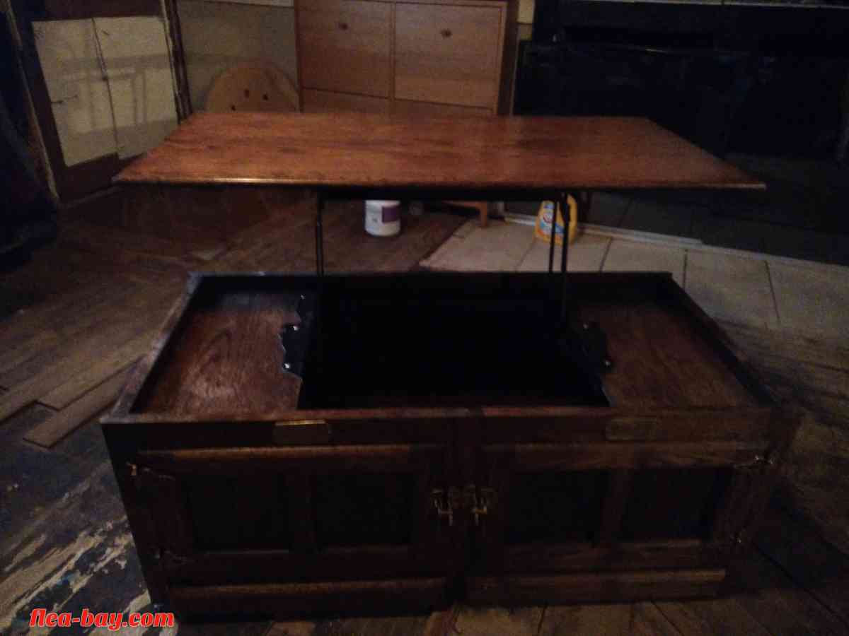 vintage coffee table by white clad