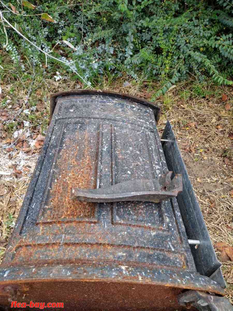 vintage Franklin wood stove