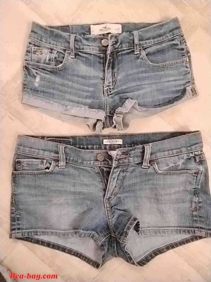 Hollister and Abercrombie women's shorts