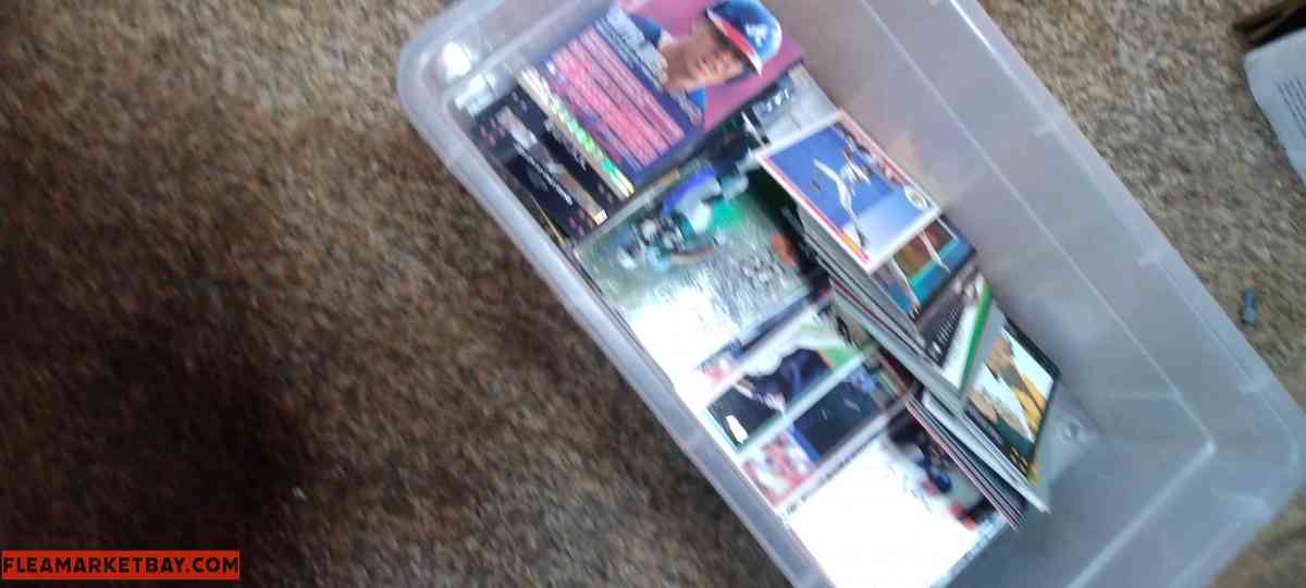 basket ball and baseball cards