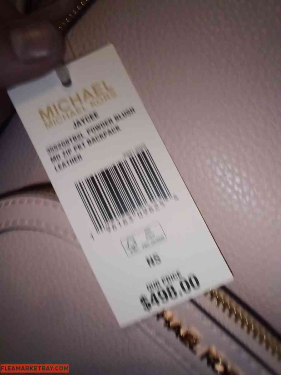 Michael kors pink backpack