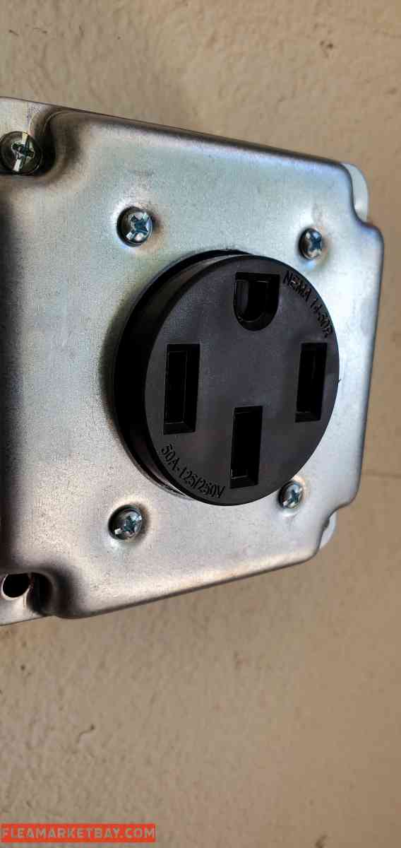 electrician. EV charger installation. nema 14‑50