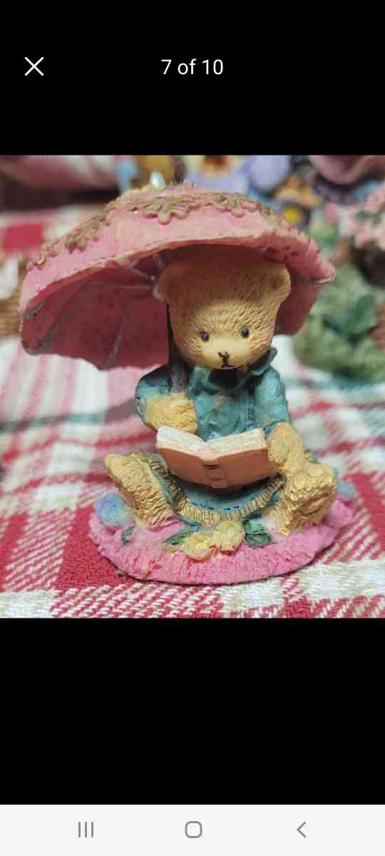 Lots of bear figurines for sale