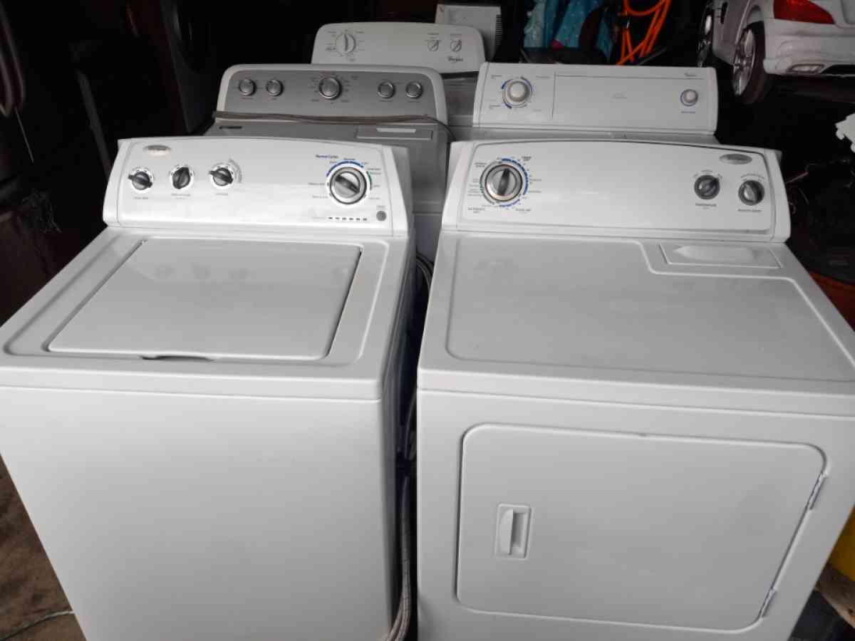 washer and dryer whirlpool matching set