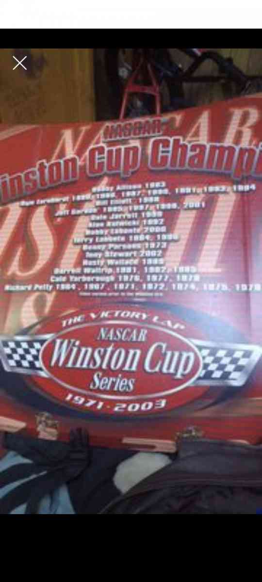 nascar Winston cup champions hood