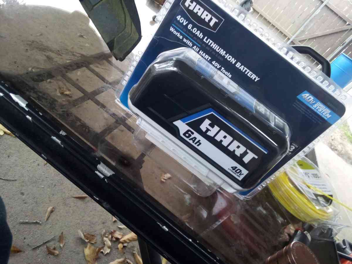 Hart 40v 6ah lithium ion battery