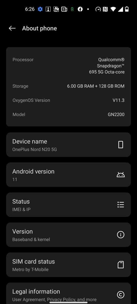 OnePlus Nord N20 5g