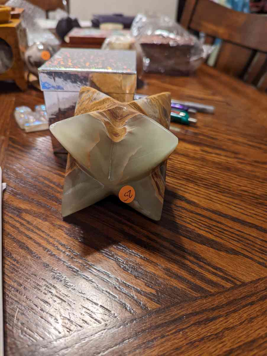 Lg Green Banded Agate Marcaba