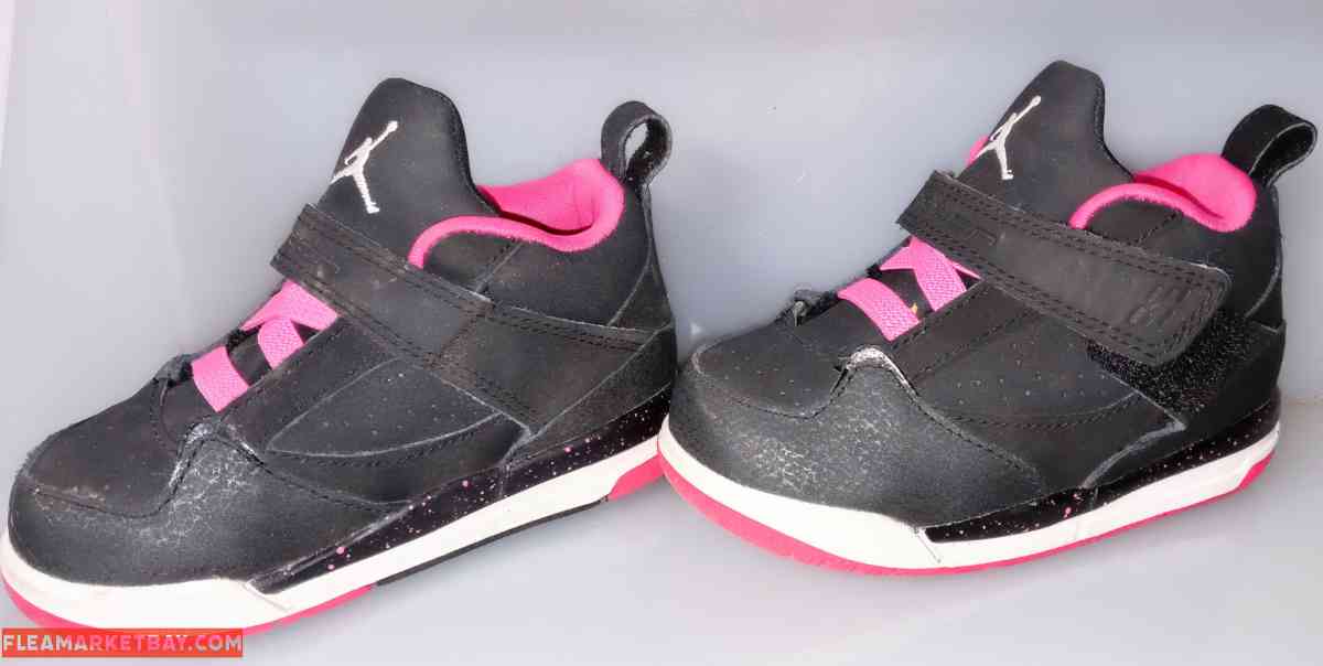 Toddler Size 4C Pink/Black Nike Jordan Shoes