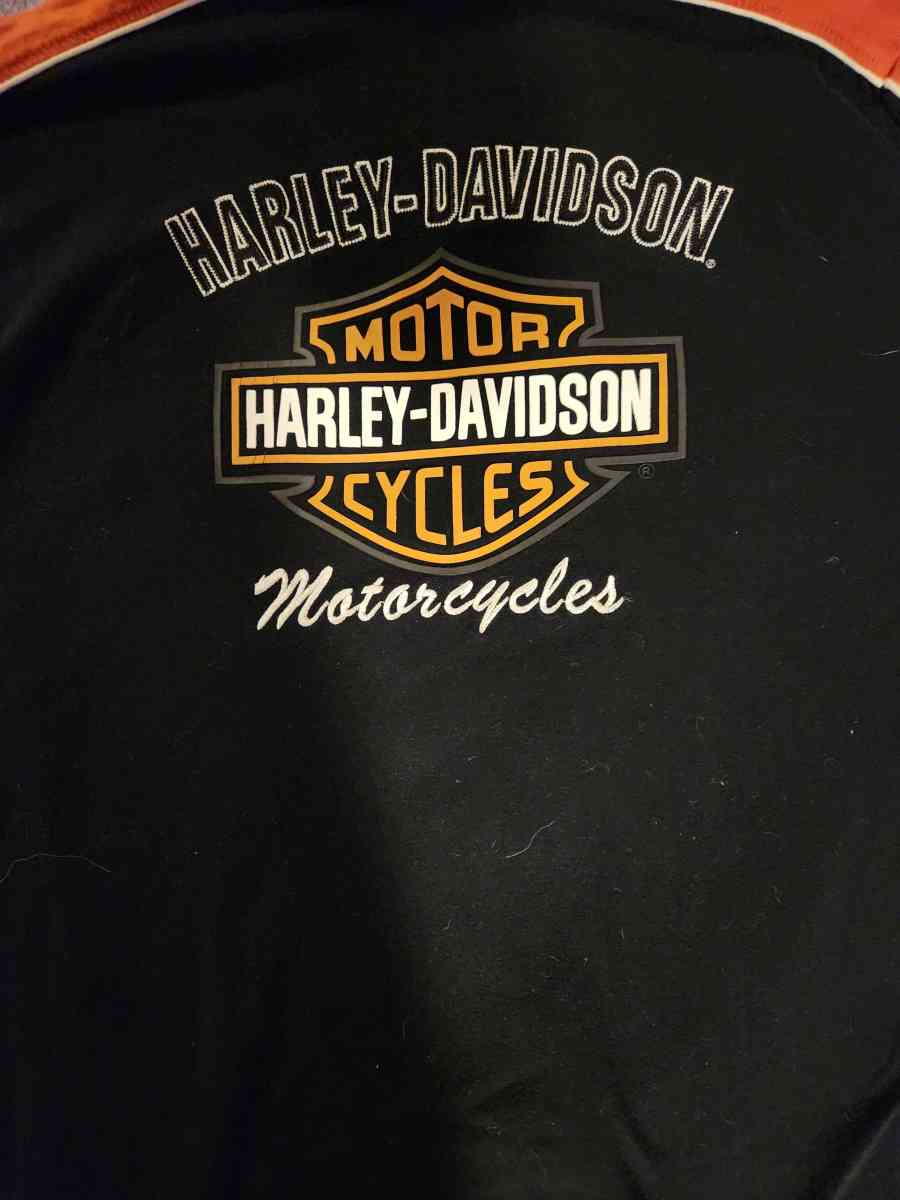 Harley Davidson used Womans long sleeve 2xl Racers shirt