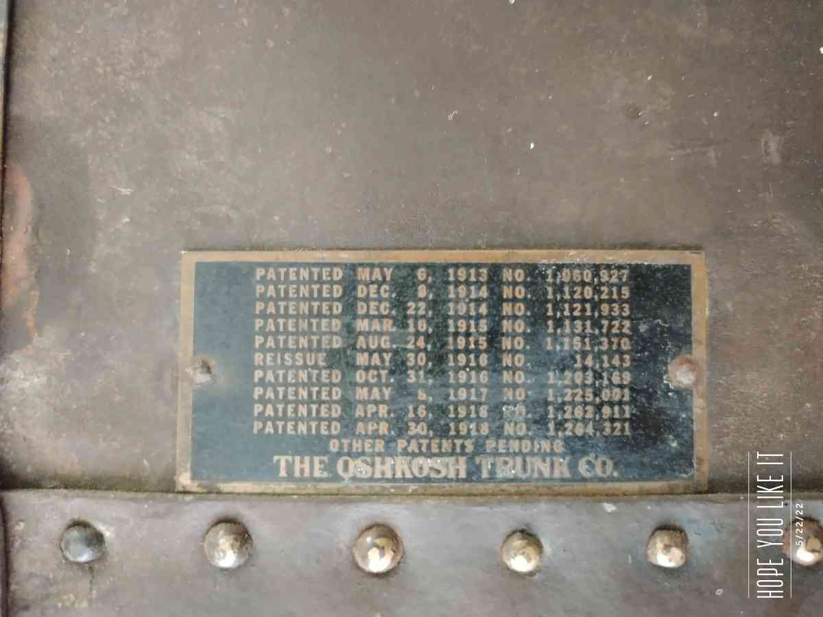 1913 Steamer Wardrode