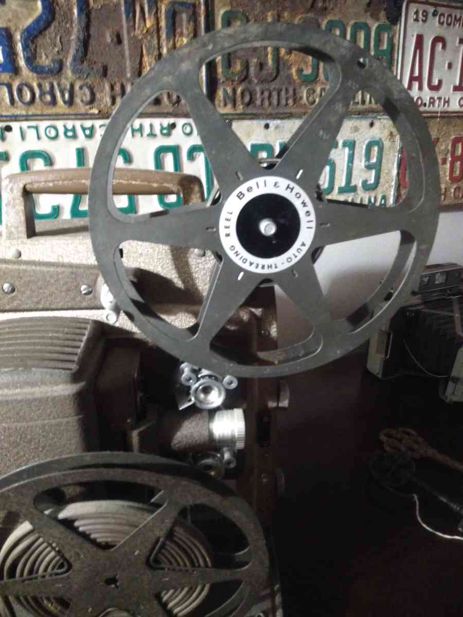 vintage Bell Howell movie projector