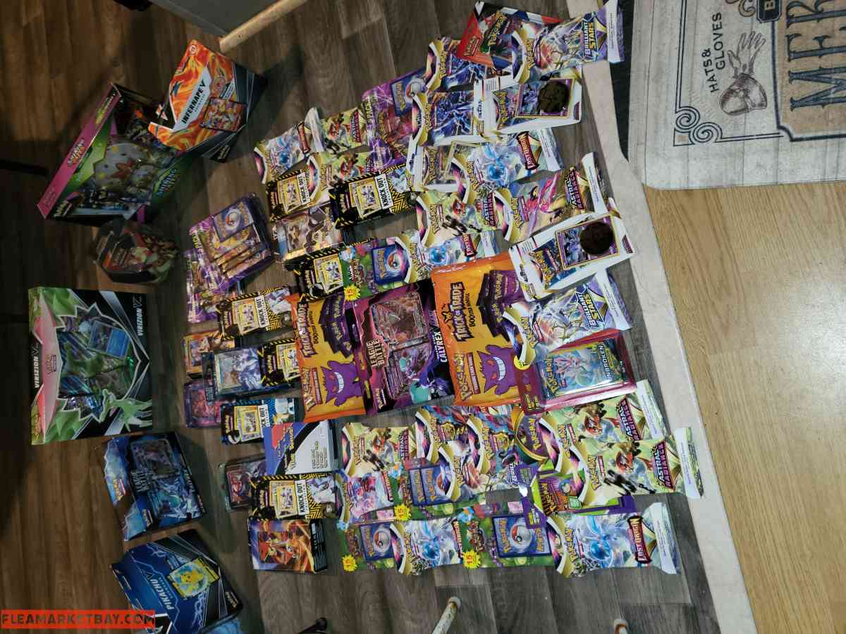 Unopened  pokemon cards  AtoZ there a little of everything