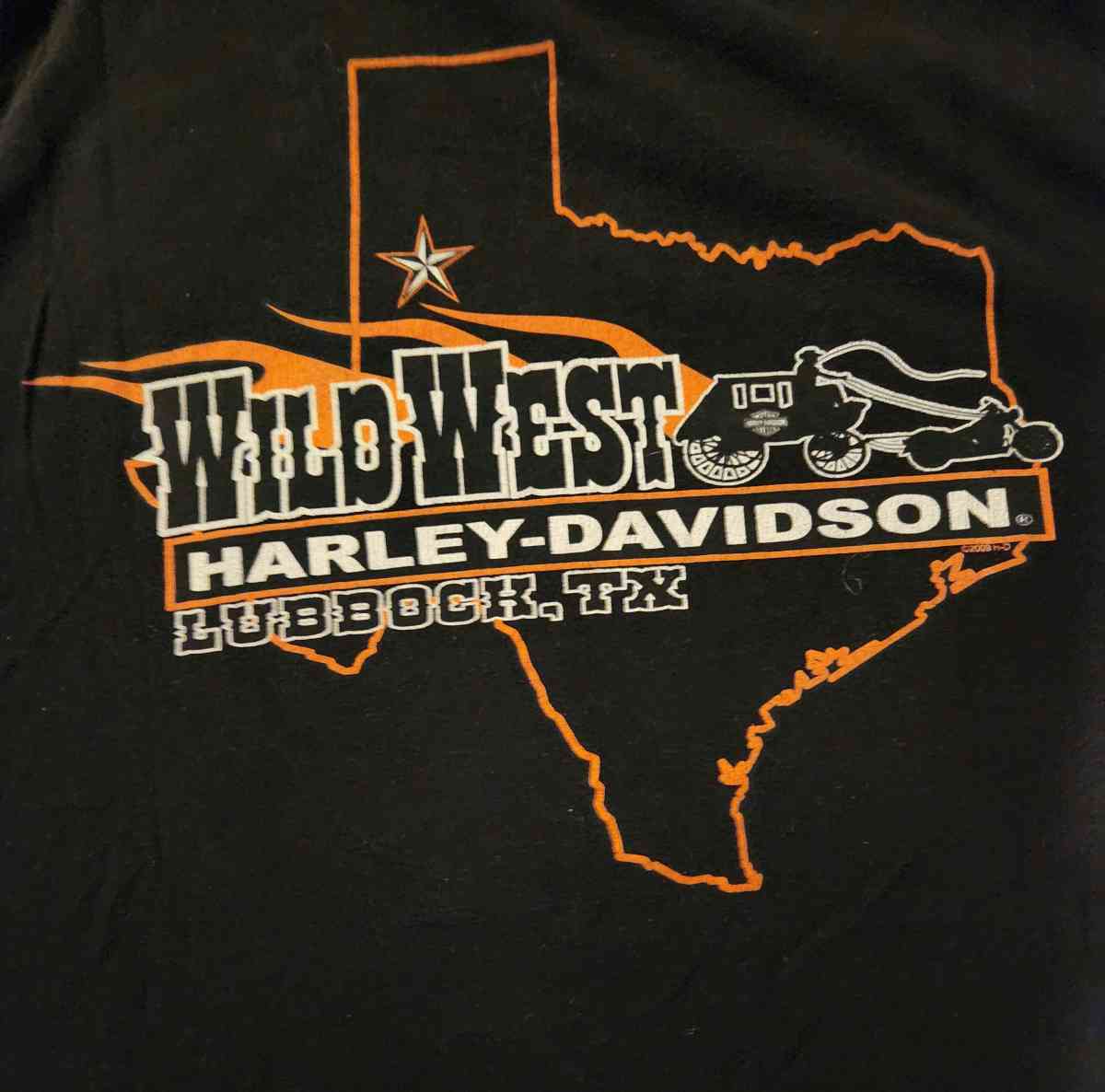 Harley Davidson Used LG two shirts Both Lubbuck Tx