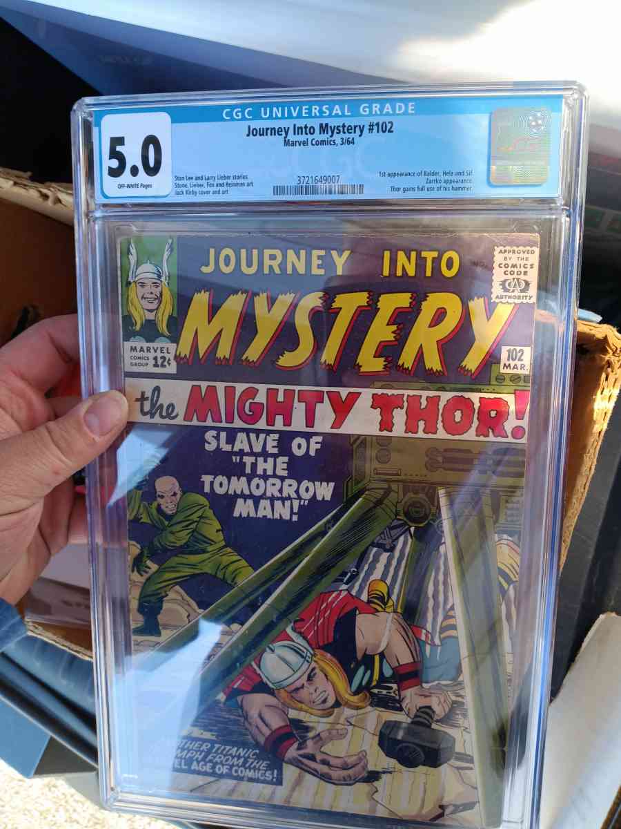 journey into mystery 102 cgc 5.0
