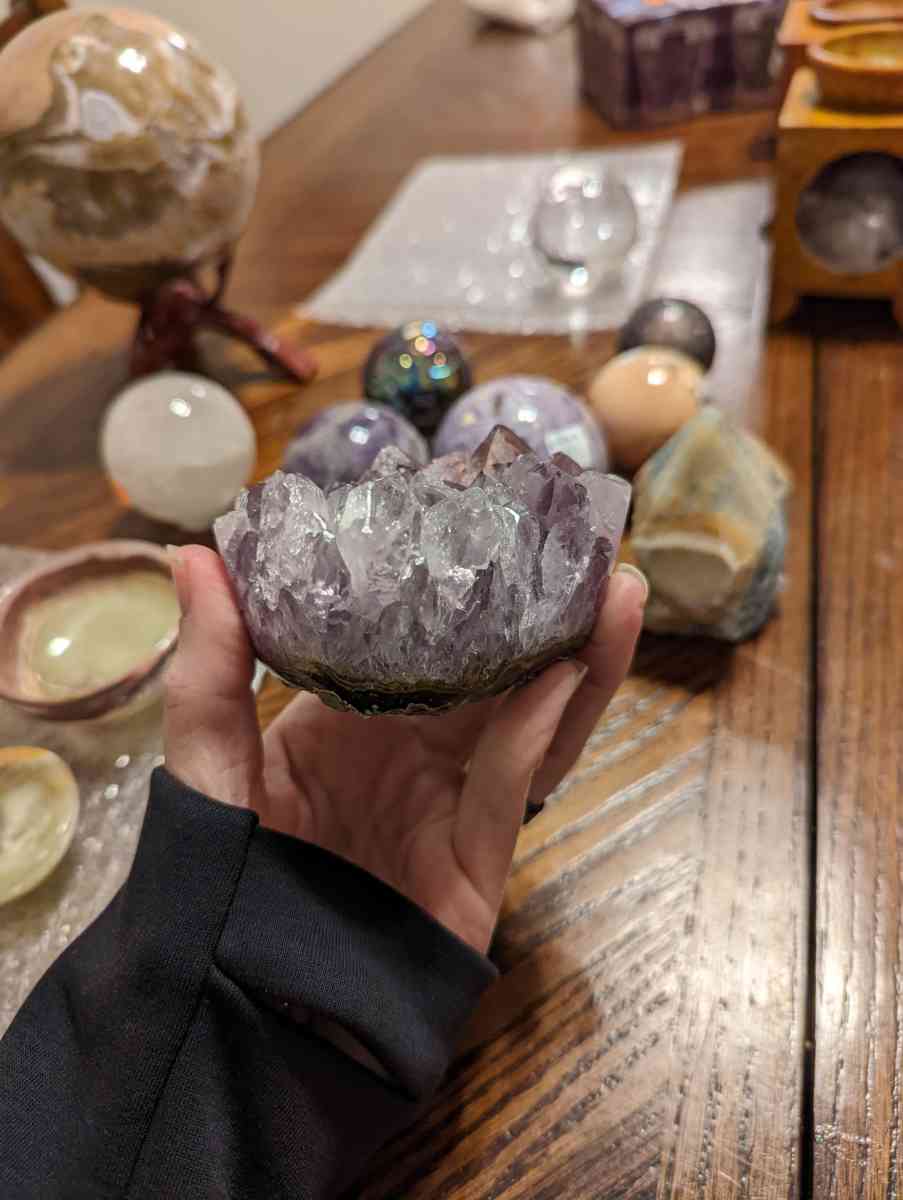 amethyst chunk Gem points