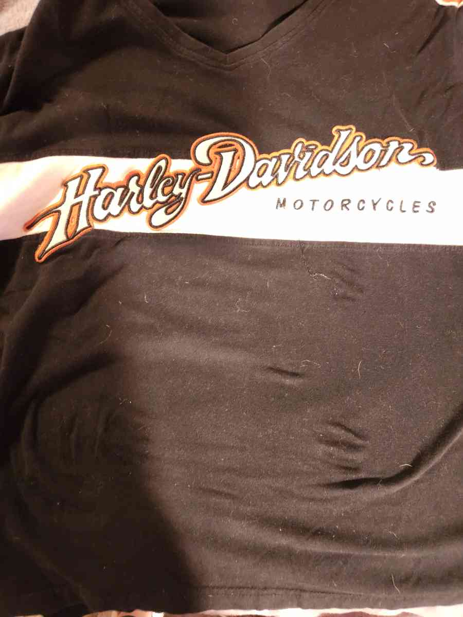 Harley Davidson used Womans long sleeve 2xl Racers shirt