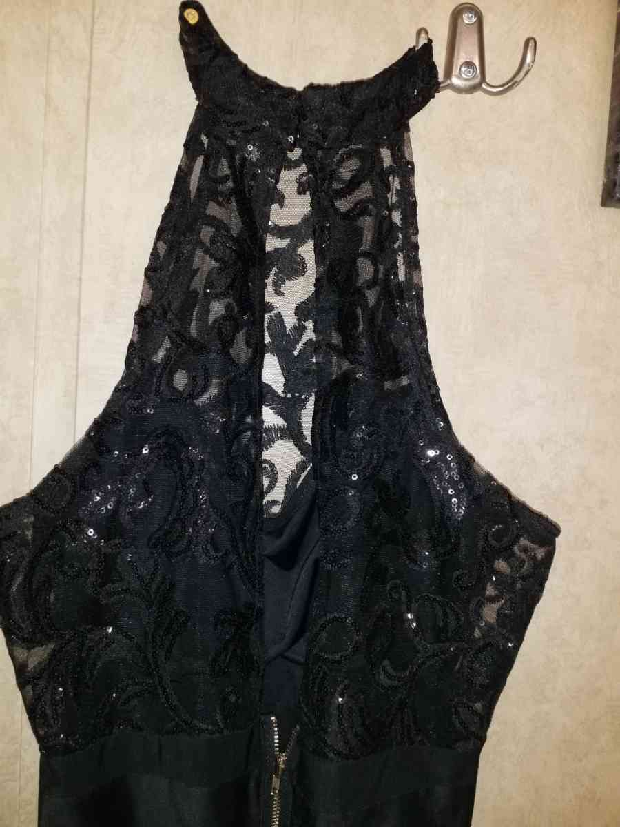 black cocktail dress one of a kind