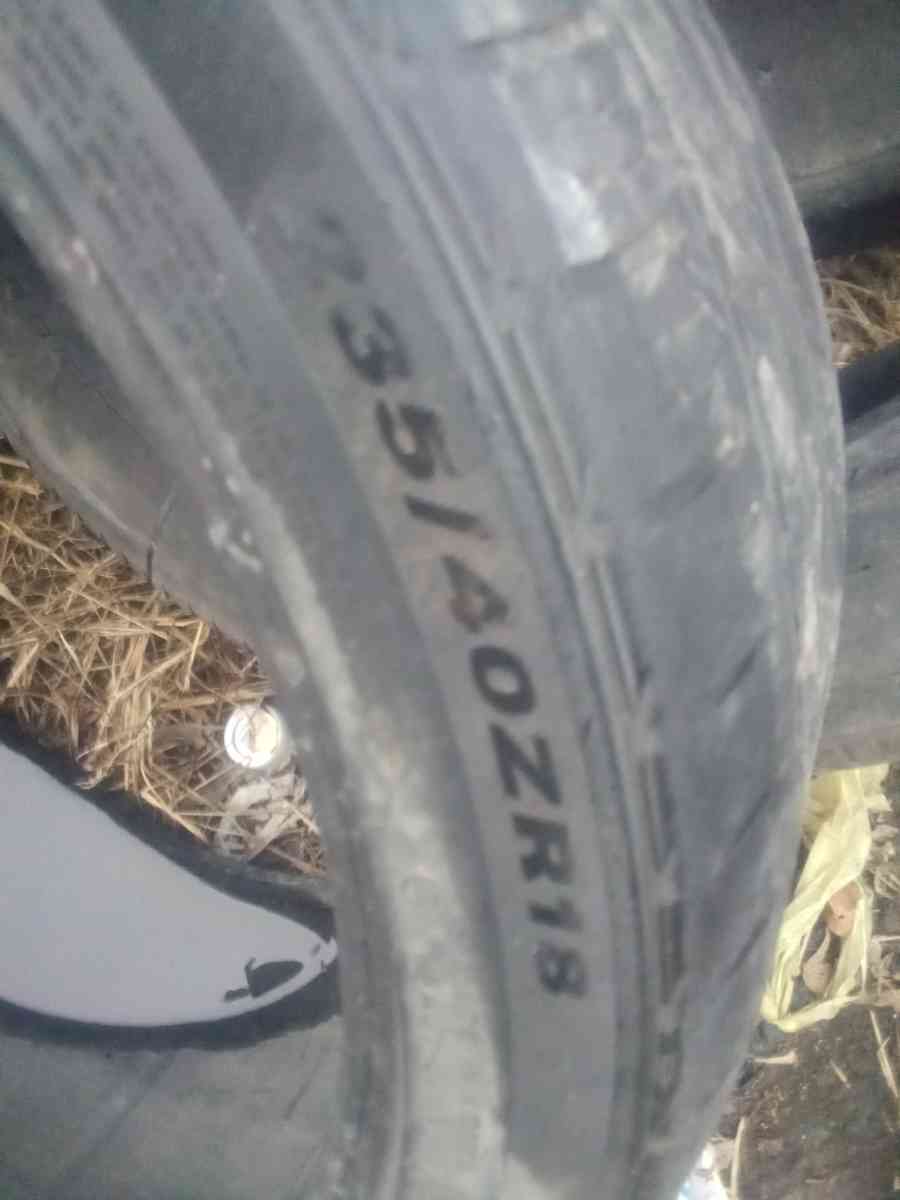 various size automobile tires